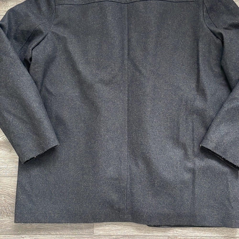 Andrew Marc | Mens Mid Length Wool Water Resistant Inner Bib Jacket XXL Charcoal - Picture 9 of 13